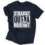 Straight Outta Roxfort férfi póló (Sötétkék)
