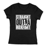 Kép 1/4 -  Straight Outta Roxfort női póló (Fekete)