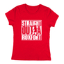 Kép 3/4 -  Straight Outta Roxfort női póló (Piros)