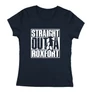  Straight Outta Roxfort női póló (Sötétkék)
