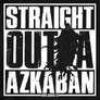 Kép 2/2 - Straight Outta Azkaban férfi póló (B_fekete)