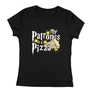 My patronus is a pizza női póló (Fekete)