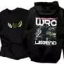 Kép 1/3 - WRC LEGEND kapucnis pulcsi és póló szett (Fekete-Fekete)