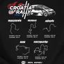 Croatia stages férfi póló (B_Fekete)