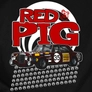 Kép 2/2 - Red Pig póló (B_Fekete)
