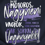 Kép 2/23 - Én egy tetovált nagynéni vagyok női póló előnézeti kép (B_Sötétkék)