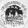 Kép 2/2 - Hogwarts Christmas kapucnis pulóver előnézeti kép(B_Fehér)