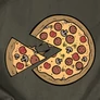 Pizza Love (színes verzió) páros póló szett (B_Sötétszürke)