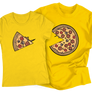 Kép 5/12 - Pizza Love (színes verzió) páros póló szett (Sárga)