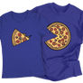 Kép 10/12 - Pizza Love (színes verzió) páros póló szett (Királykék)