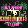 Személyi edző vagyok női póló (B_Fekete)