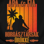 Kép 2/6 - Apa és fia horgásztársak gyerek póló előnézeti kép (B_Fekete)