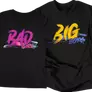 Kép 1/5 - BigBoy-BadGirl páros póló szett (Fekete)