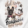 Az élet frenchievel szebb női póló előnézeti kép (Fehér)