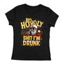 Kép 1/3 - Ho-ho-holy shit i'm drunk női póló (Fekete)