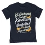 Nagytesó leszek (Karácsonyi) gyerek póló (Sötétkék)