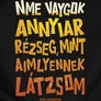 Nem vagyok annyira részeg férfi póló (B_fekete)