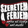 Szeretem a férjem női póló (B_Fekete)