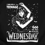 Wednesday férfi póló (B_Fekete)