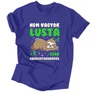 Nem vagyok lusta csak energiatakarékos férfi póló (Királykék)