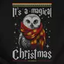 Kép 2/3 - It's a magical Christmas női póló (Fekete)