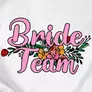 Kép 2/6 - Bride Team csapat - lánybúcsús póló szett (Borító fehér)