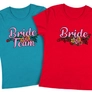 Kép 4/6 - Bride Team csapat - lánybúcsús póló szett (Kék