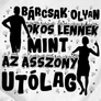 Kép 2/6 - Utólag okosnak lenni férfi póló (B_fehér)