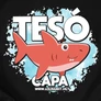 Tesó cápa (fiús) gyerek póló (B_Fekete)