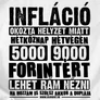 Infláció férfi póló (B_Fehér)