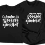 Ajándékok páros póló szett (Fekete)