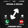 Kép 2/4 - Hívnak a súlyok férfi póló (B_Fekete)