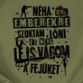 Morbid fotós poén férfi póló (B_Military)
