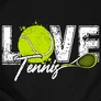 Love Tennis férfi póló (B_fekete)