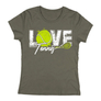 Kép 3/5 - Love Tennis női póló (Grafit)