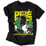 Kép 1/4 - Pelé tribute férfi póló (Fekete)