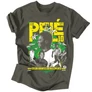 Pelé tribute Póló - férfi póló (Grafit)