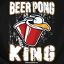 Kép 2/4 - Beer pong King férfi póló (B_Fekete)