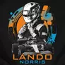 Kép 2/3 - Lando Norris gyerek póló (B_Fekete)