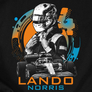Kép 2/4 - Lando Norris női póló (B_Fekete)