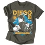 Diego Maradona tribute Póló - férfi póló (Grafit)