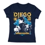 Diego Maradona tribute női póló (Sötétkék)