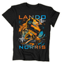 Kép 1/3 - Lando Norris Fan Art gyerek póló (Fekete)