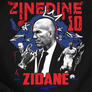 Kép 2/2 - Zinedine Zidane tribute kapucnis pulóver (B_Fekete)