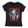 Zinedine Zidane tribute női póló (Fekete)