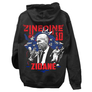 Kép 1/2 - Zinedine Zidane tribute kapucnis pulóver (Fekete)