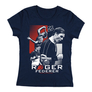Kép 4/4 - Roger Federer női póló (Sötétkék)