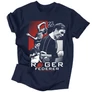 Roger Federer férfi póló (Sötétkék)