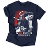 Kép 3/4 - Roger Federer férfi póló (Sötétkék)