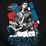 Novak Djokovic férfi póló (B_fekete)